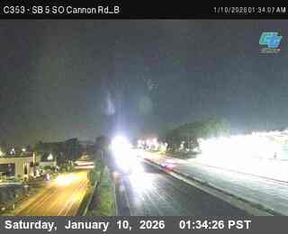 (C353) I-5 : SB SO Cannon Rd B