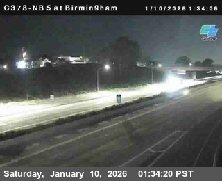 (C378) I-5: NB 5 at Birmingham