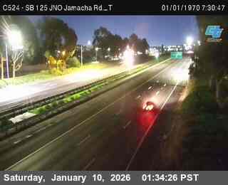 (C524) I-125: SB NO Jamacha Rd - T