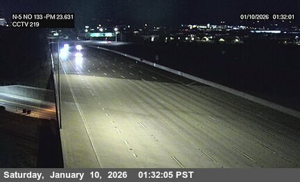 I-5 : (219) North of SR-133