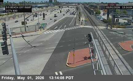 I-5 : (830) SB at Beach