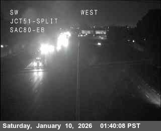 Hwy 80 at 51/80 Split