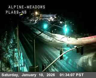 Hwy 89 at Alpine Meadows