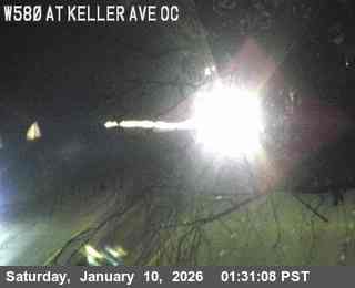 TVA90 -- I-580 : AT KELLER AVE OC