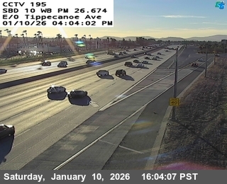 I-10: (195) E/O TIPPECANOE