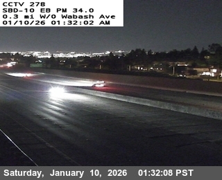 I-10: (278) W/O Wabash Ave