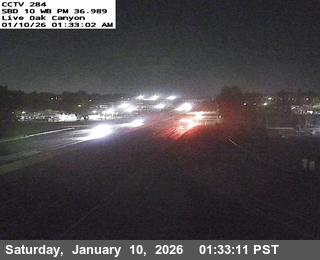 I-10: (284) Live Oak Canyon Rd WB