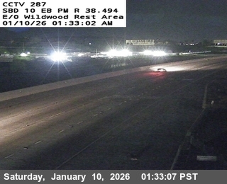 I-10: (287) e/o Wildwood Rest Area