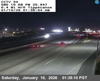 I-10 : (34) West of Tippecanoe