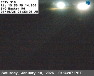 I-15 : (318) South of Baxter Road