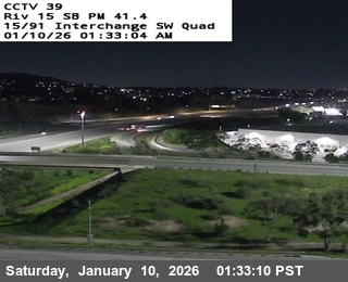 I-15 : (39) SR-91 Connector SW Quad