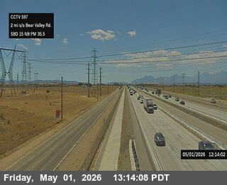 I-15 : (597) 2 mi s/o Bear Valley Rd.
