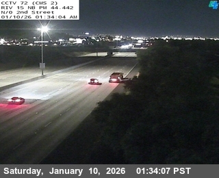 I-15 : (72) N of 2nd Street