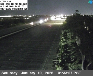 I-210 : (123) 0.3 Miles West of I-15