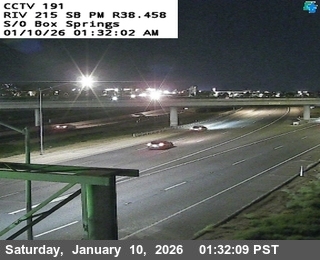 I-215 : (191) s/o Box Springs Road