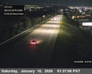 I-215 : (217) 0.5 Mi South of Devore