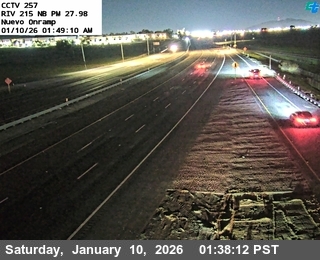 I-215 : (257) North of Nuevo Road