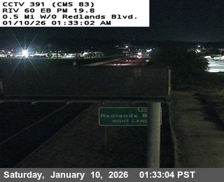 SR-60 : (391) 0.5 Mi W/O Redlands Blvd