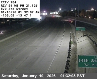 SR-91 : (184) East of Third Street