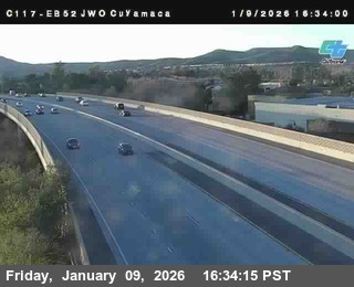 (C117) SR-52 : Just West Of Cuyamaca Street