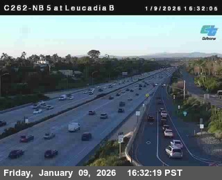 (C262) I-5 : NB at Leucadia Bottom