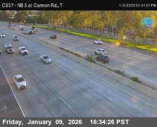 (C357) I-5 : NB at Cannon Rd T