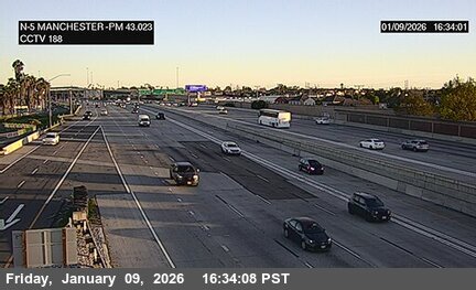 I-5 : (188) Manchester Avenue (South of Stanton)