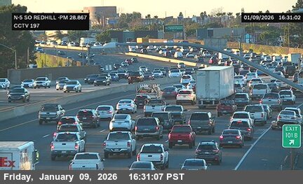 I-5 : (197) South of Redhill Avenue