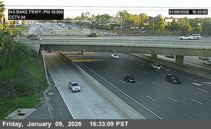 I-5 : (34) Bake Parkway (Lake Forest)