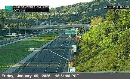 SR-241 : (244) Banderas 530 Meters North of Antonio Parkway Undercross