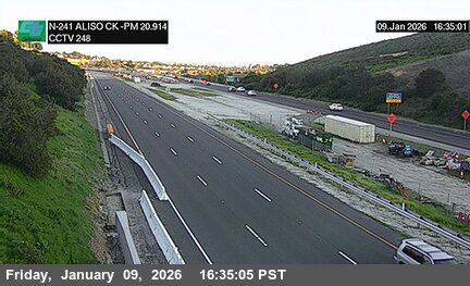 SR-241 : (248) Aliso Creek 50 Meters South of El Toro Road Undercross