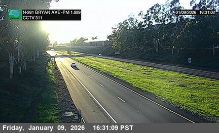 SR-261 : (311) 100 Meters South of Bryan Avenue Overcross