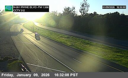 SR-261 : (312) 70 Meters South of Irvine Boulevard Overcross