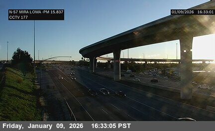 SR-57 : (177) South of Miraloma Overcross