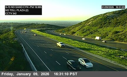 SR-73 : (342) North of Toll Plaza B/ Bommer Canyon