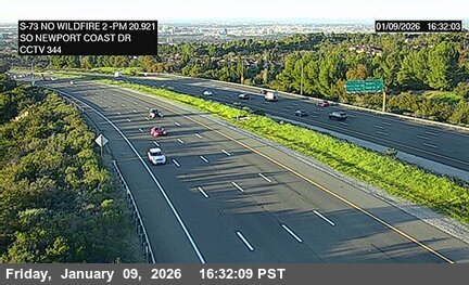 SR-73 : (344) South of Newport Coast Drive A