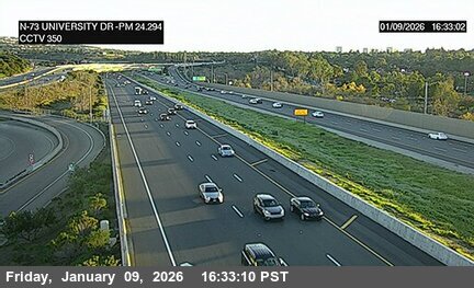 SR-73 : (350) South of University Drive Undercross