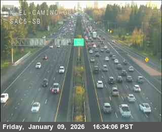 Hwy 5 at W El Camino