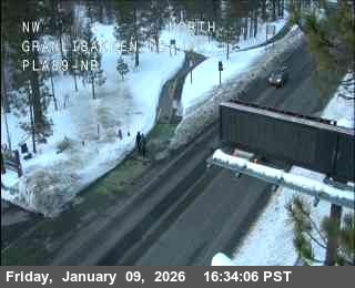 Hwy 89 at Granlibakken