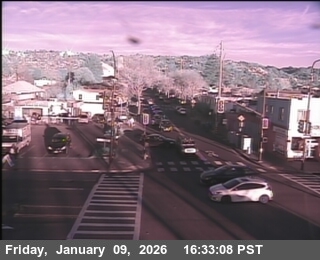 T254E -- SR-123 : Gilman Street - Looking East