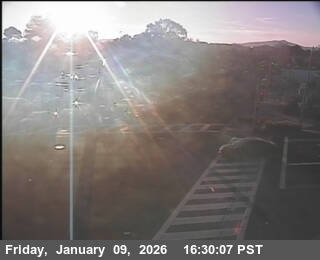 T259W -- SR-123 : Potrero Avenue - Looking West