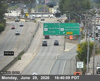 TVE79 -- I-580 : AT WOF FRANCISCO BLVD