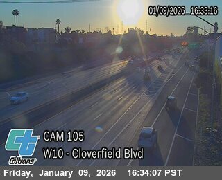 I-10 : (105) E/O Cloverfield Blvd