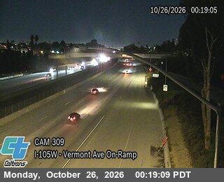 I-105 : (309) Vermont Ave On-Ramp