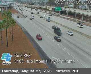 I-405 : (863) n/o Imperial Hwy On-Ramp