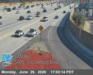 I-405 : (867) s/o Century Blvd On-Ramp