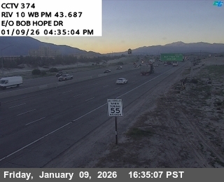 I-10 : (374) East of Bob Hope Drive