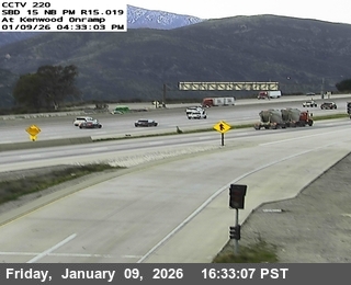 I-15 : (220) NB Kenwood On