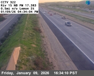 I-15 : (322) North of Lemon Street