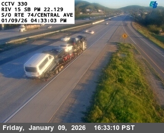 I-15 : (330) South of SR-74 / Central Avenue